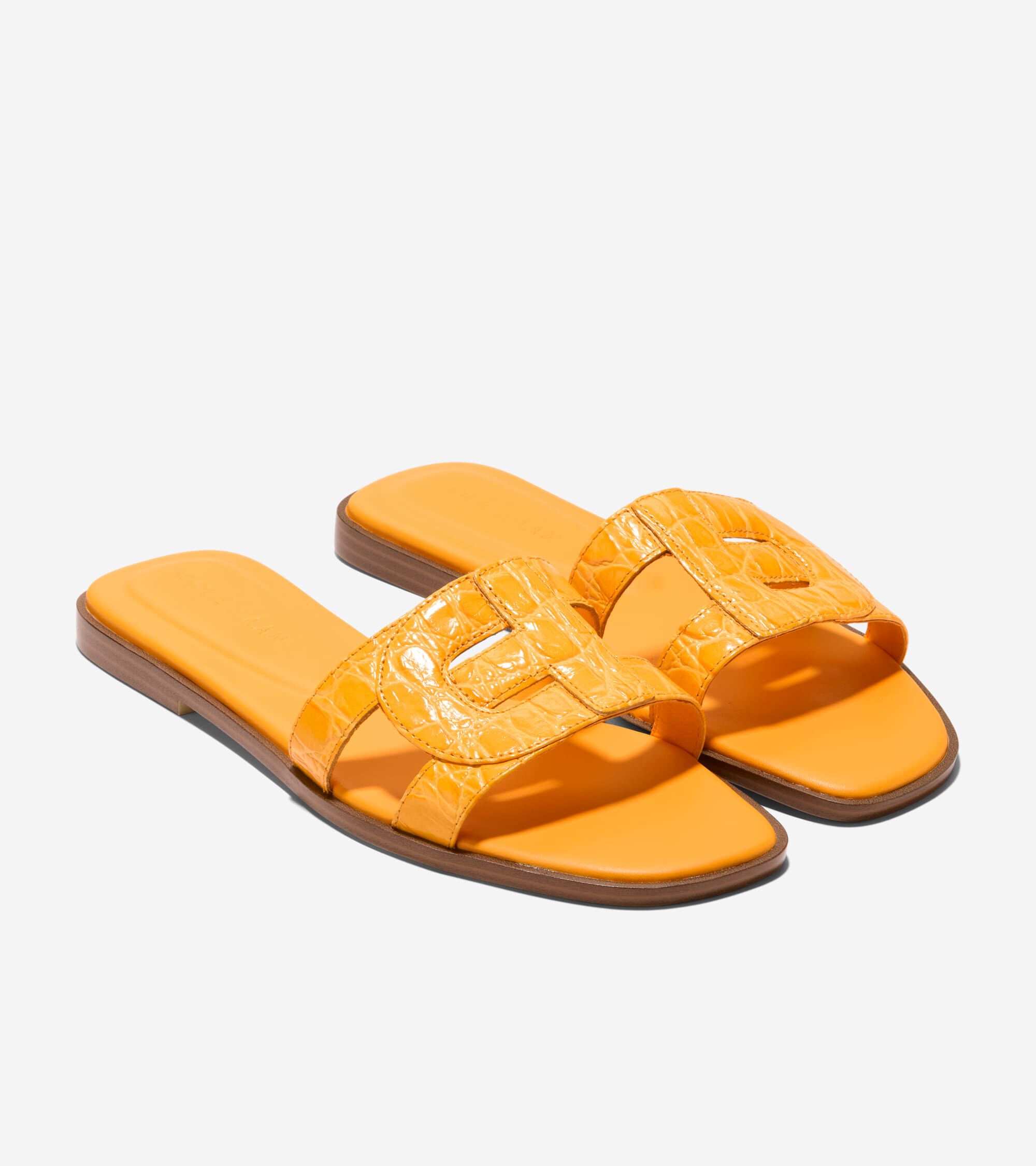 Cole haan yellow new arrivals sandals